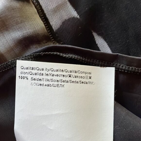 Hugo Boss Black and Gray Strapless Sheath Dress - Picture 14 of 16